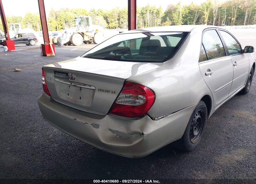 2002 TOYOTA CAMRY LE VIN: 4T1BE32K12U551362