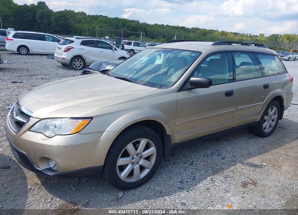 2009 SUBARU OUTBACK 2.5I VIN: 4S4BP61C497326707