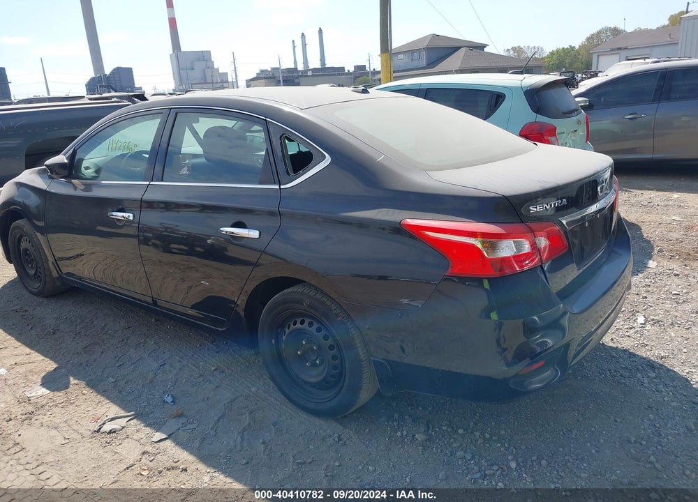 2017 NISSAN SENTRA SV VIN: 3N1AB7APXHL709880