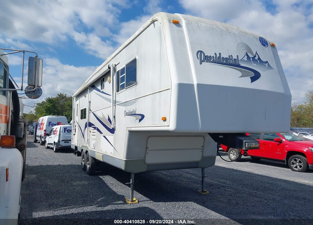 2003 HOLIDAY RAMBLER PRESIDENTIAL FIFTH WHEEL 2 SLIDEOUTS WORKING 30 FT VIN: 1KB311L203E138132