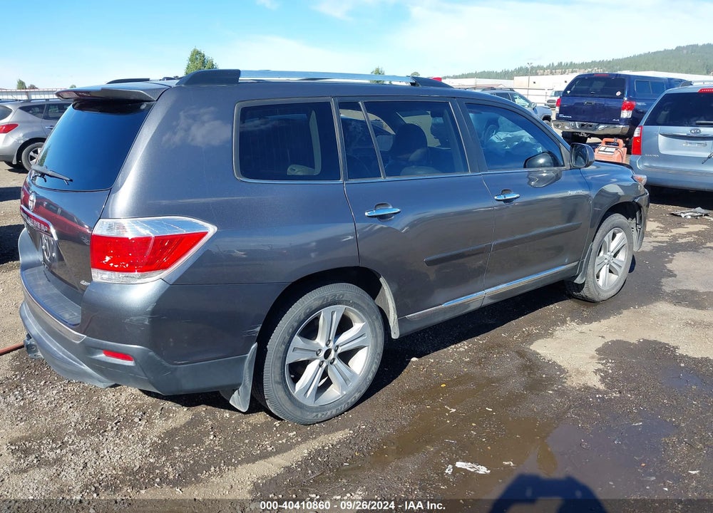 2013 TOYOTA HIGHLANDER LIMITED V6 VIN: 5TDDK3EH0DS237358