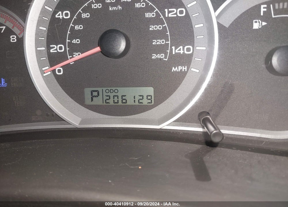 2009 SUBARU IMPREZA OUTBACK SPORT VIN: JF1GH63609H806435