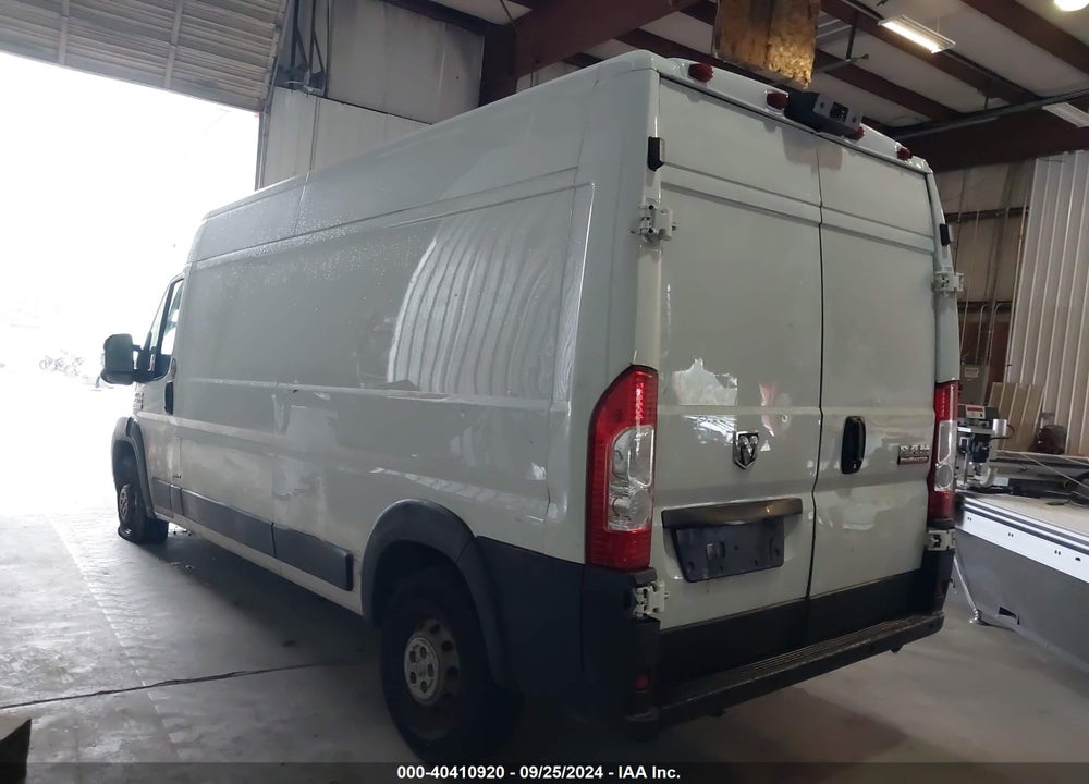 2021 RAM PROMASTER 2500 HIGH ROOF 159 WB VIN: 3C6LRVDGXME534974