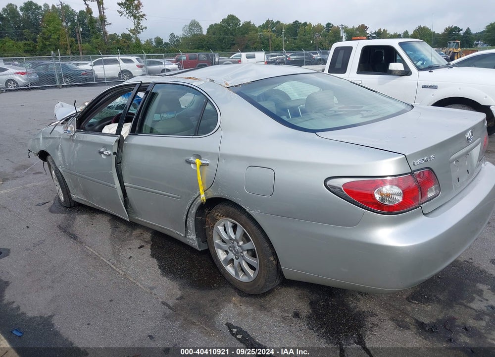 2004 LEXUS ES 330 VIN: JTHBA30G545025911