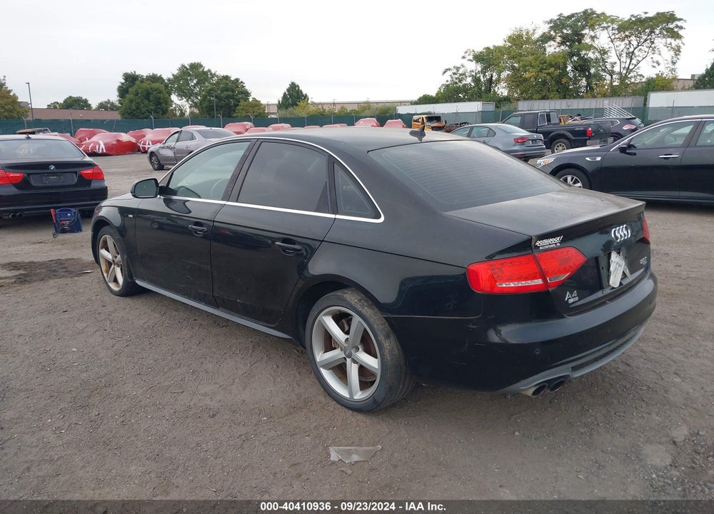 2012 AUDI A4 2.0T PREMIUM VIN: WAUFFAFL5CN006817