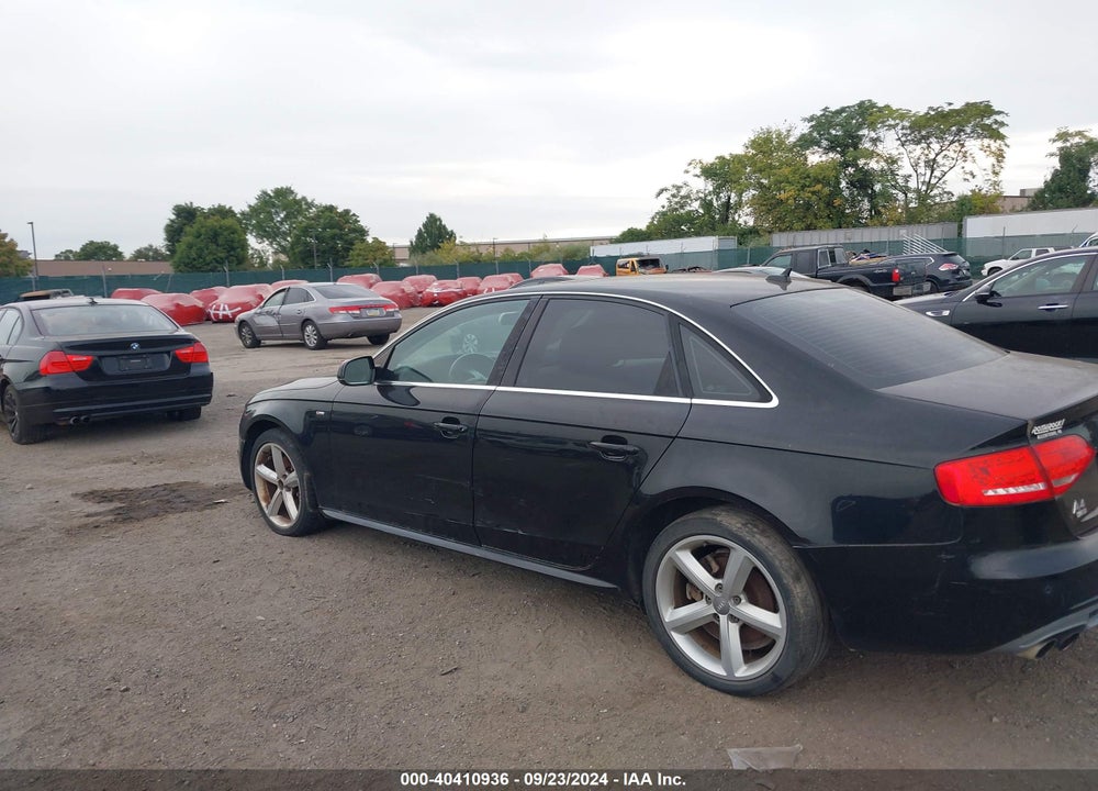 2012 AUDI A4 2.0T PREMIUM VIN: WAUFFAFL5CN006817