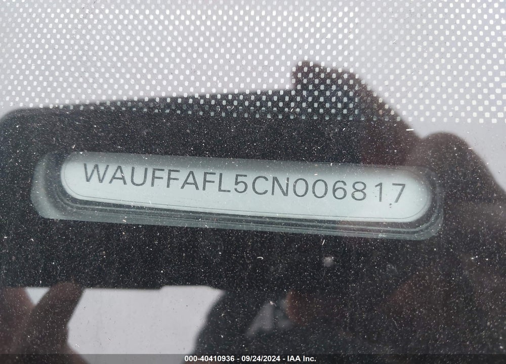 2012 AUDI A4 2.0T PREMIUM VIN: WAUFFAFL5CN006817