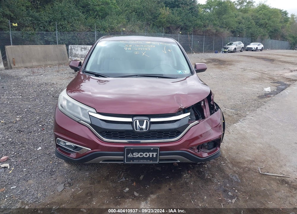 2015 HONDA CR-V EX VIN: 2HKRM4H55FH634483