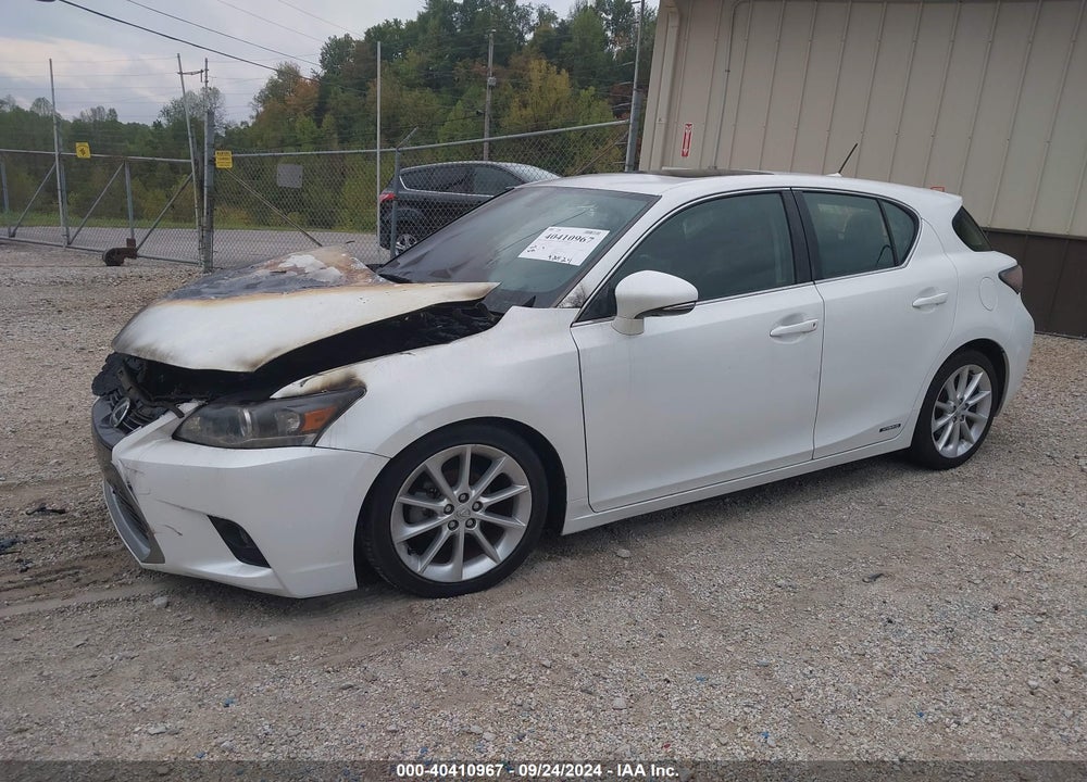 2013 LEXUS CT 200H VIN: JTHKD5BH2D2131601