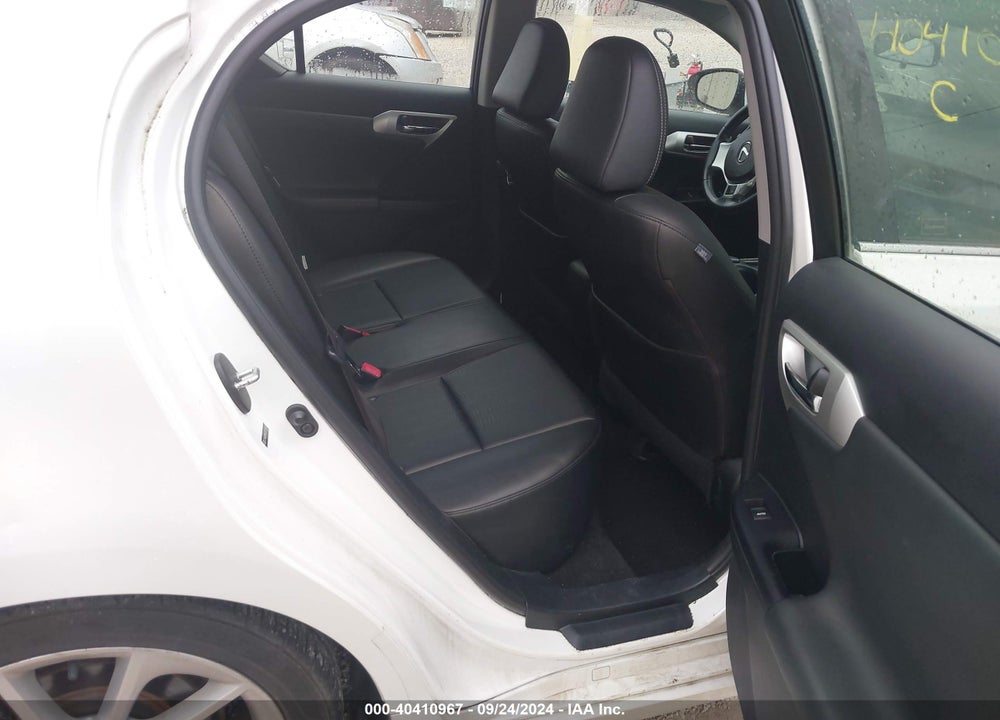 2013 LEXUS CT 200H VIN: JTHKD5BH2D2131601