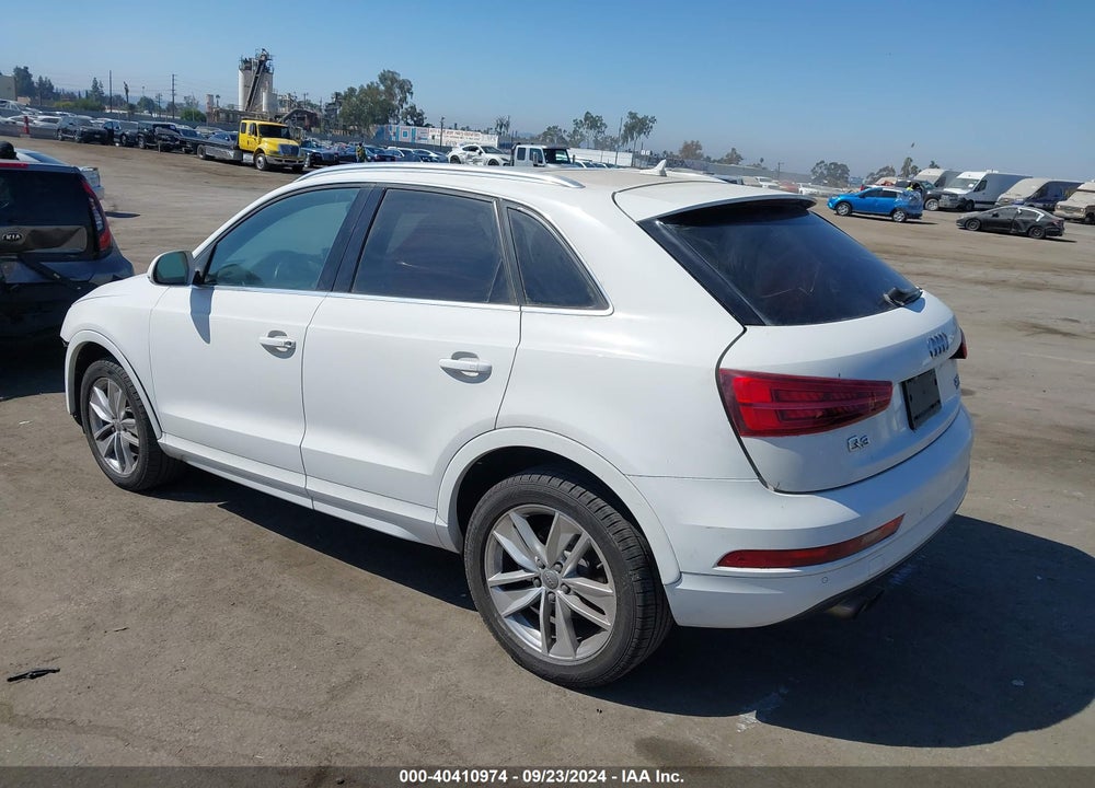 2017 AUDI Q3 2.0T PREMIUM VIN: WA1JCCFS5HR010210