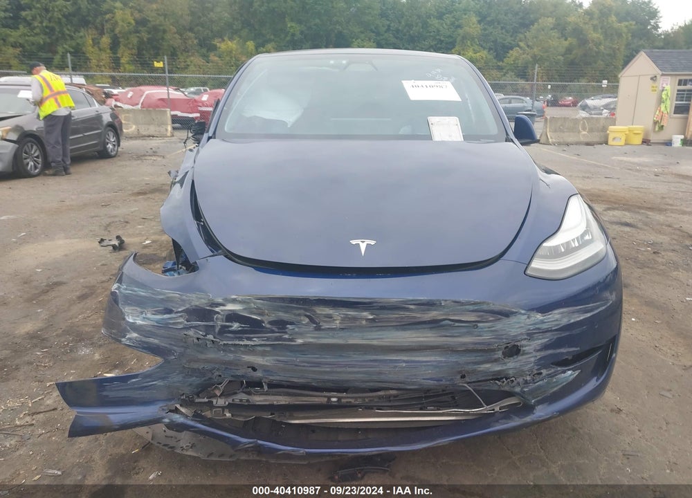 2020 TESLA MODEL Y LONG RANGE DUAL MOTOR ALL-WHEEL DRIVE VIN: 5YJYGDEE3LF008786