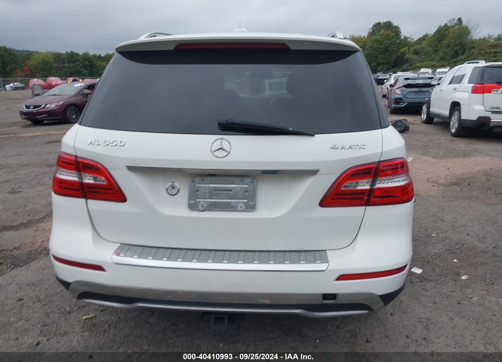 2015 MERCEDES-BENZ ML 350 4MATIC VIN: 4JGDA5HB9FA470513