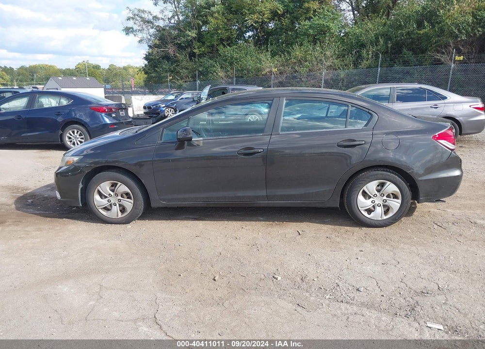 2013 HONDA CIVIC LX VIN: 19XFB2F57DE264753
