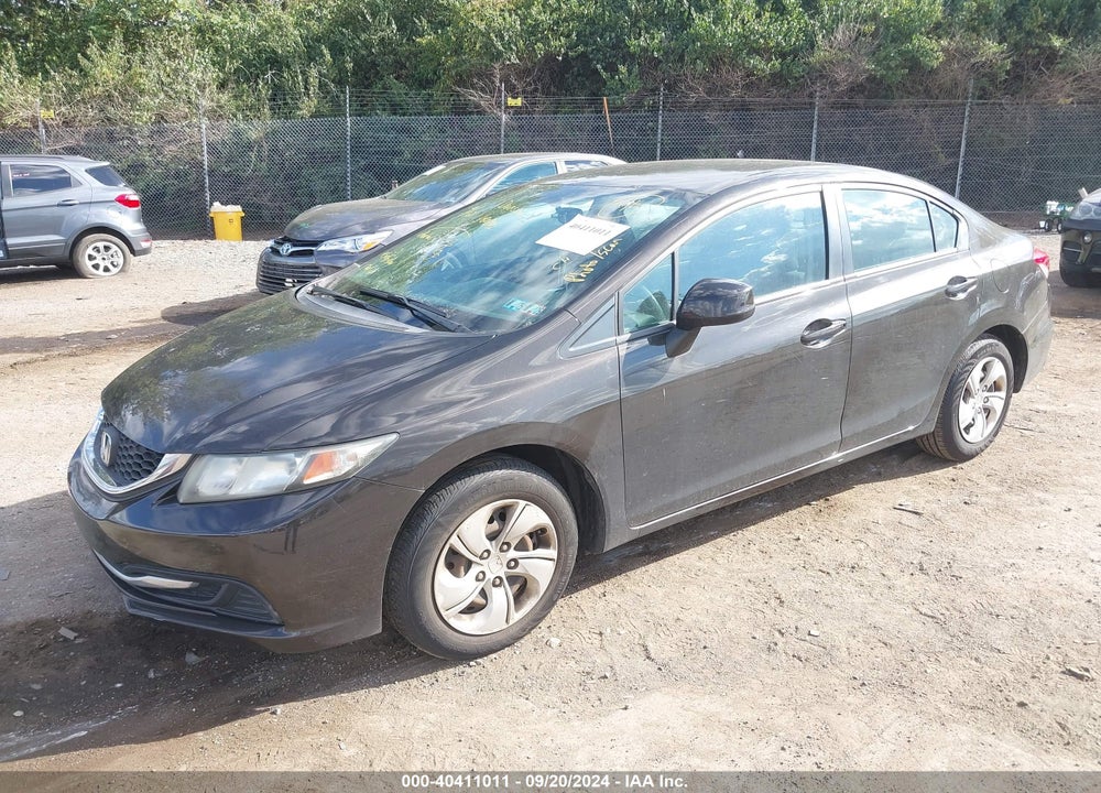 2013 HONDA CIVIC LX VIN: 19XFB2F57DE264753