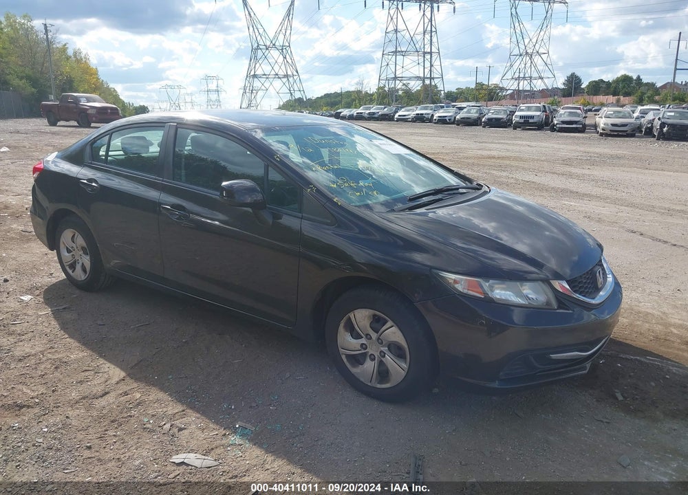 2013 HONDA CIVIC LX VIN: 19XFB2F57DE264753