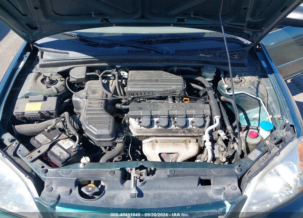 2002 HONDA CIVIC LX VIN: JHMES165X2S002112