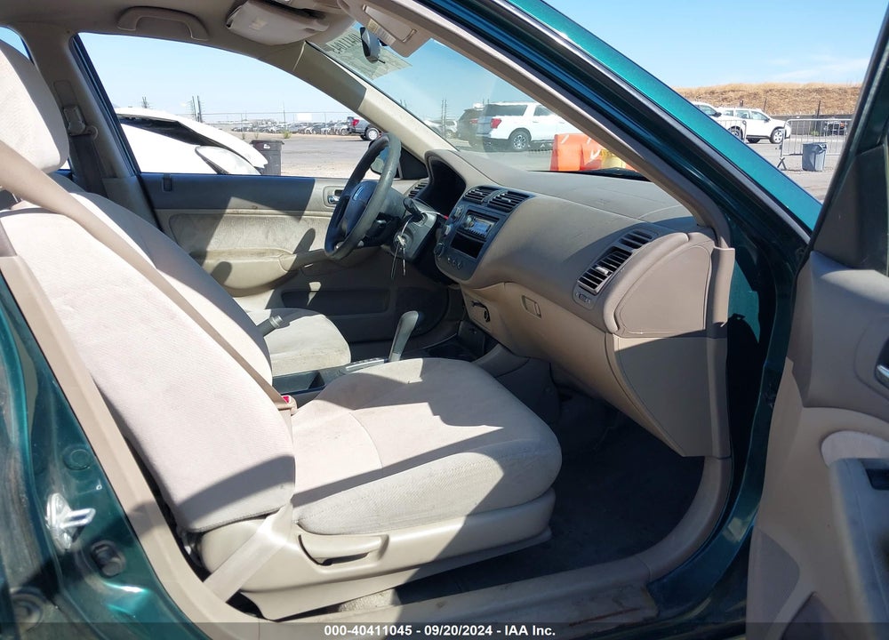 2002 HONDA CIVIC LX VIN: JHMES165X2S002112