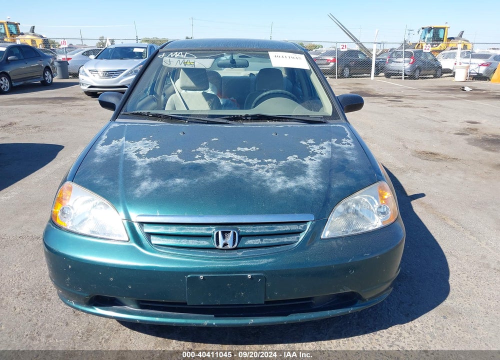 2002 HONDA CIVIC LX VIN: JHMES165X2S002112