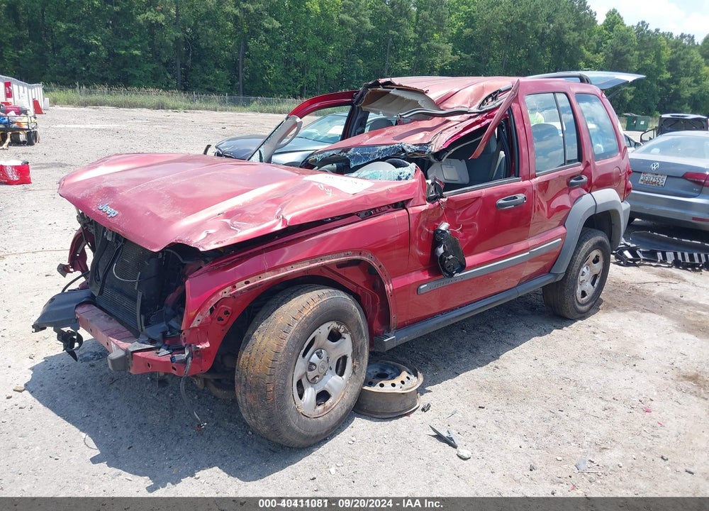2006 JEEP LIBERTY SPORT VIN: 1J4GK48K96W152994