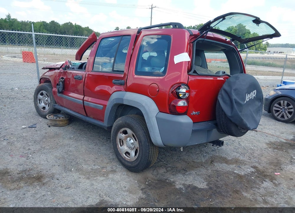 2006 JEEP LIBERTY SPORT VIN: 1J4GK48K96W152994