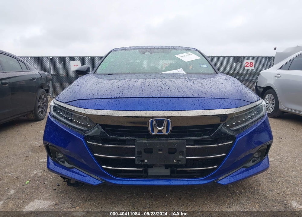 2022 HONDA ACCORD HYBRID SPORT VIN: 1HGCV3F28NA006530