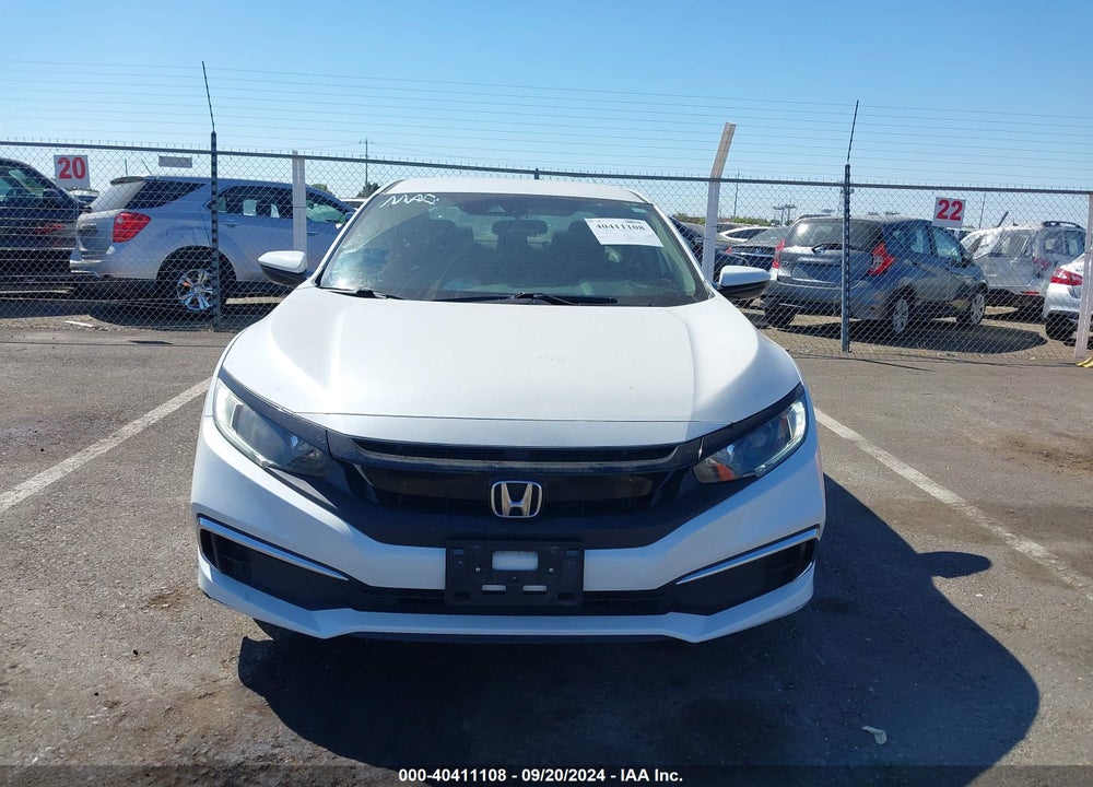2019 HONDA CIVIC LX VIN: 19XFC2F68KE203348