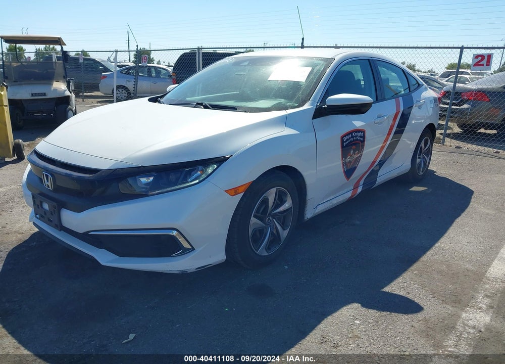 2019 HONDA CIVIC LX VIN: 19XFC2F68KE203348