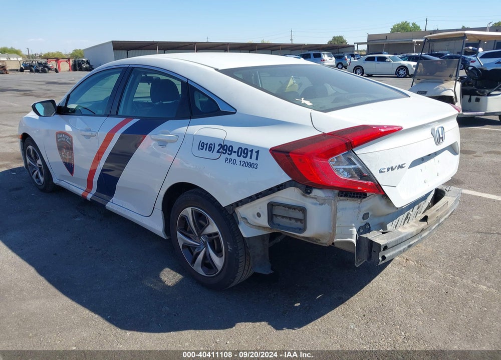 2019 HONDA CIVIC LX VIN: 19XFC2F68KE203348