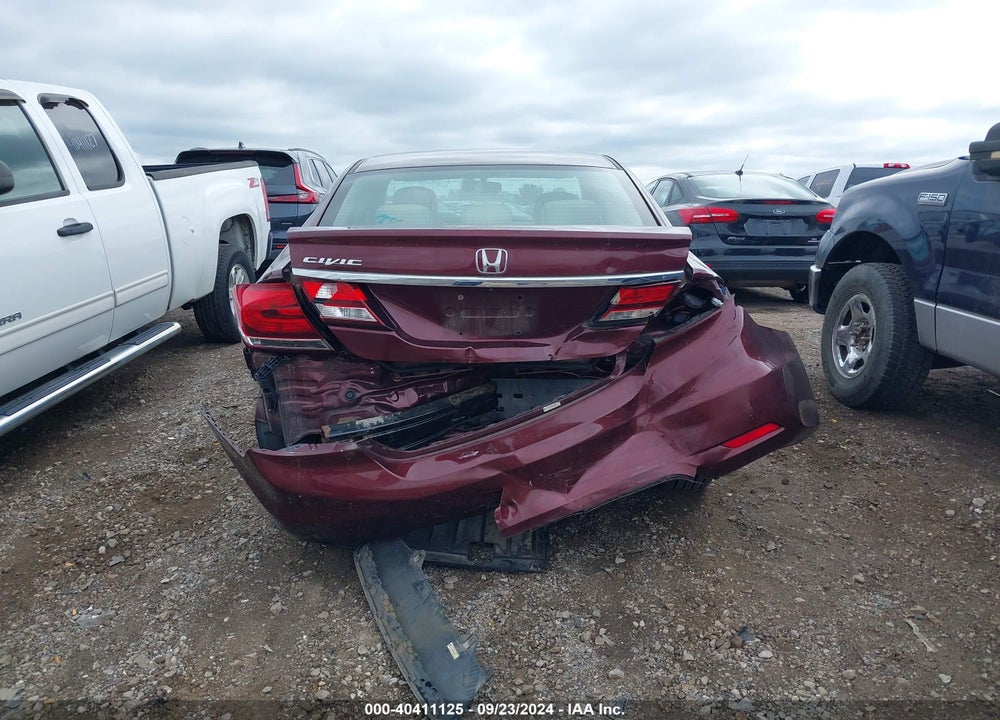 2013 HONDA CIVIC EX VIN: 19XFB2F88DE068329