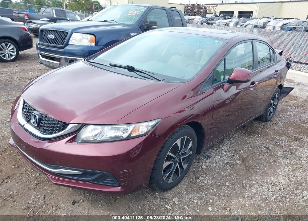 2013 HONDA CIVIC EX VIN: 19XFB2F88DE068329