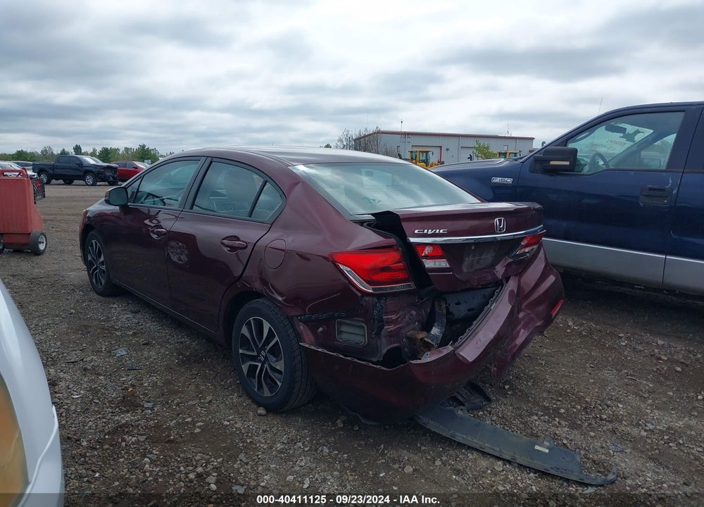 2013 HONDA CIVIC EX VIN: 19XFB2F88DE068329