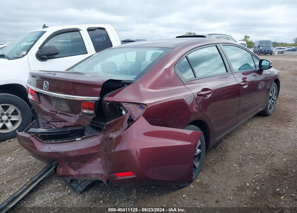 2013 HONDA CIVIC EX VIN: 19XFB2F88DE068329