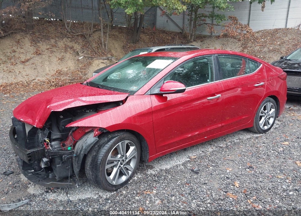 2017 HYUNDAI ELANTRA LIMITED VIN: KMHD84LF2HU225327