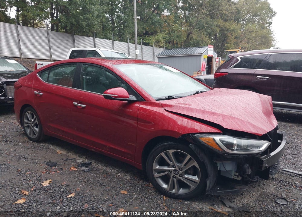 2017 HYUNDAI ELANTRA LIMITED VIN: KMHD84LF2HU225327