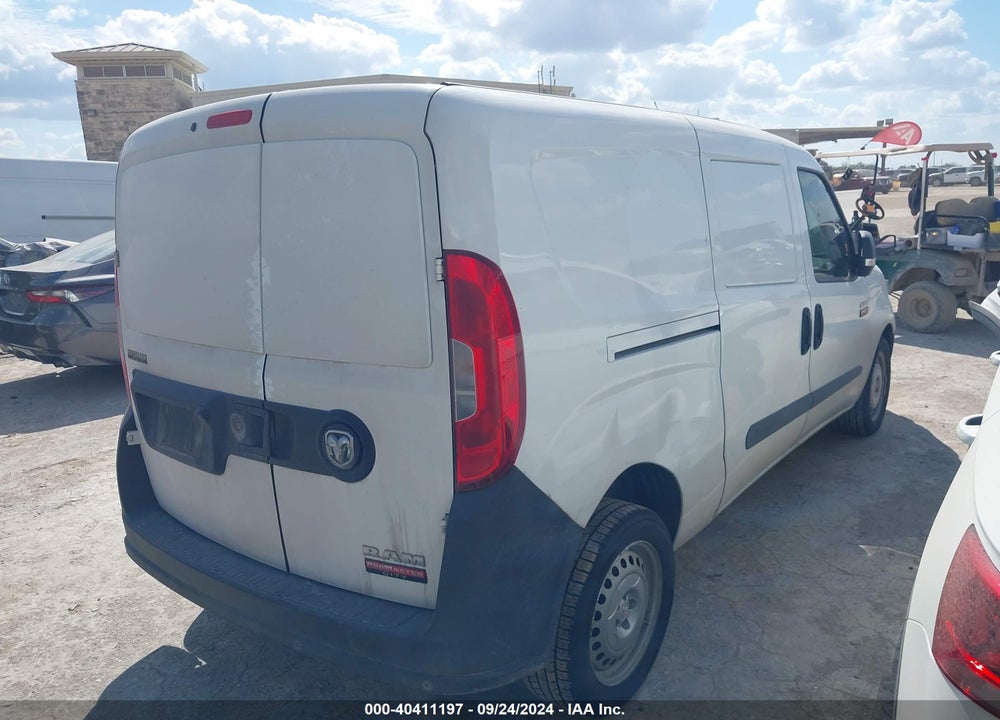 2017 RAM PROMASTER CITY TRADESMAN VIN: ZFBERFAB4H6D92090