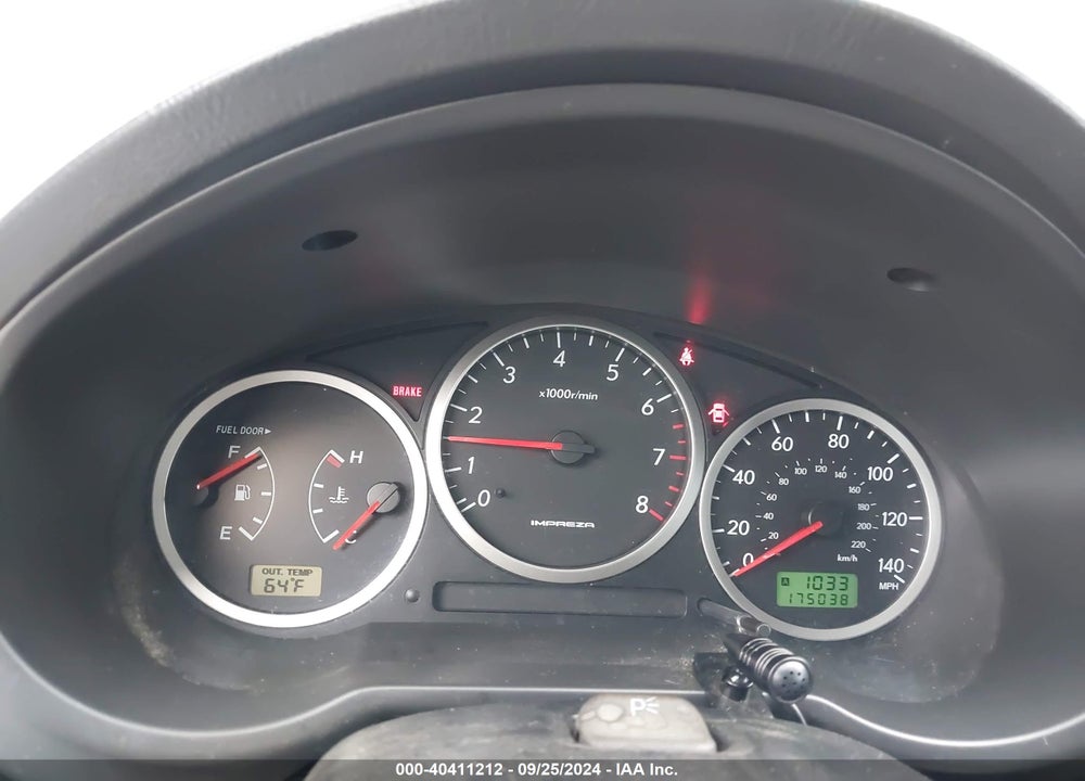 2007 SUBARU IMPREZA WRX LIMITED VIN: JF1GG74697G807223