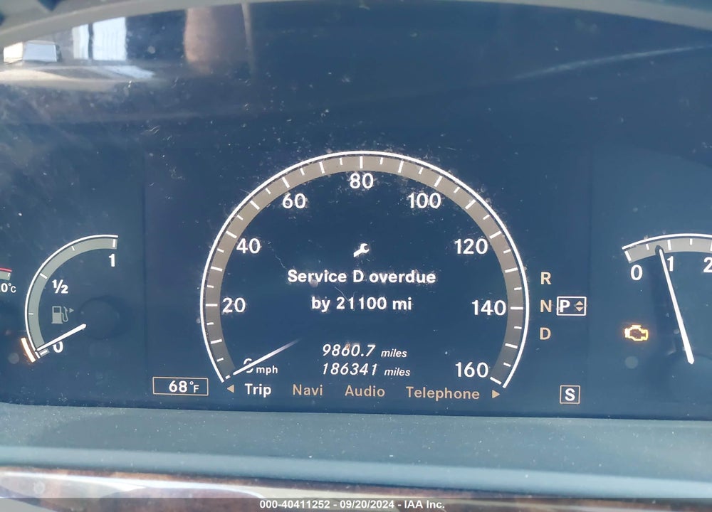 2007 MERCEDES-BENZ S 550 4MATIC VIN: WDDNG86X47A134671