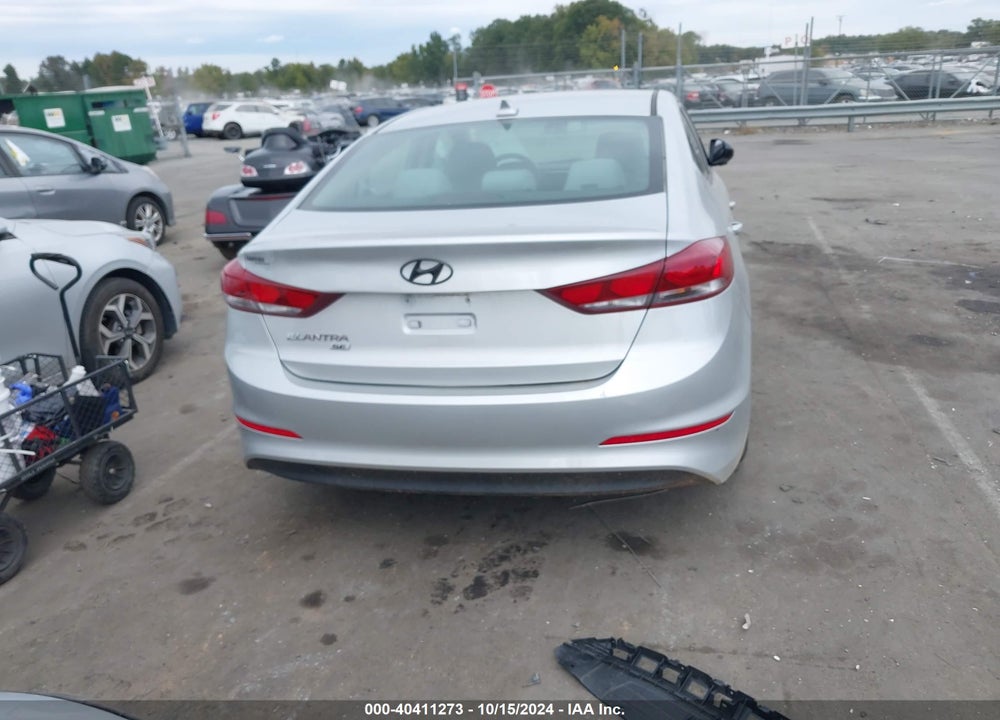 2017 HYUNDAI ELANTRA SE VIN: KMHD74LF5HU081257