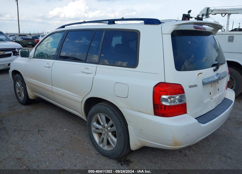 2006 TOYOTA HIGHLANDER HYBRID V6 VIN: JTEDW21A560001152