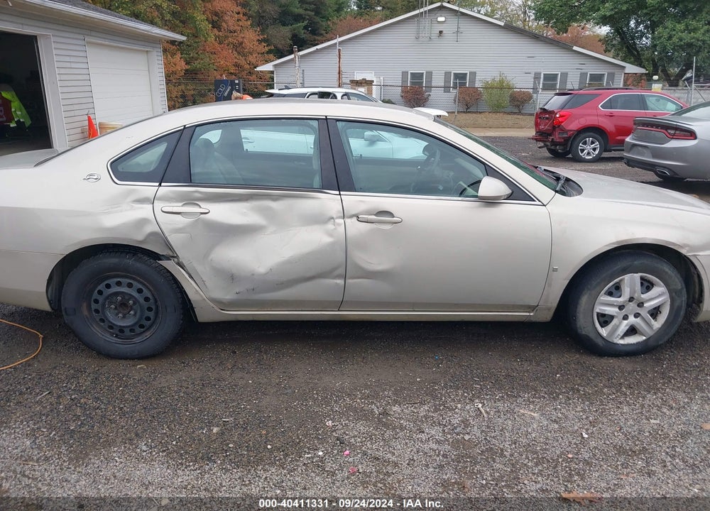 2008 CHEVROLET IMPALA LS VIN: 2G1WB58K481200637