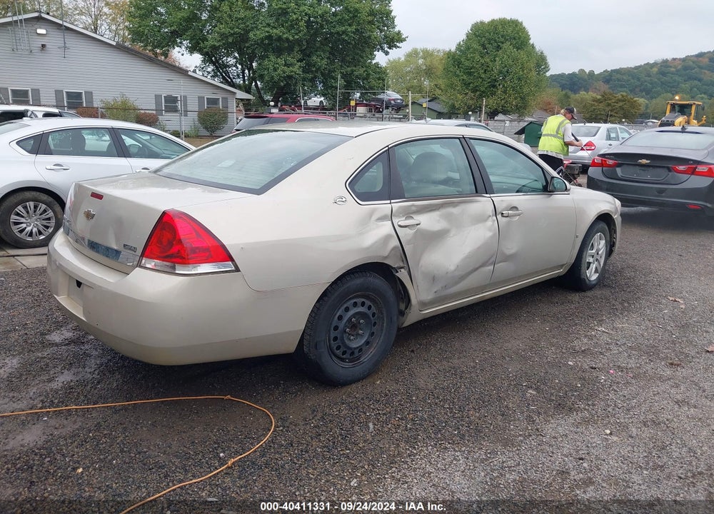 2008 CHEVROLET IMPALA LS VIN: 2G1WB58K481200637