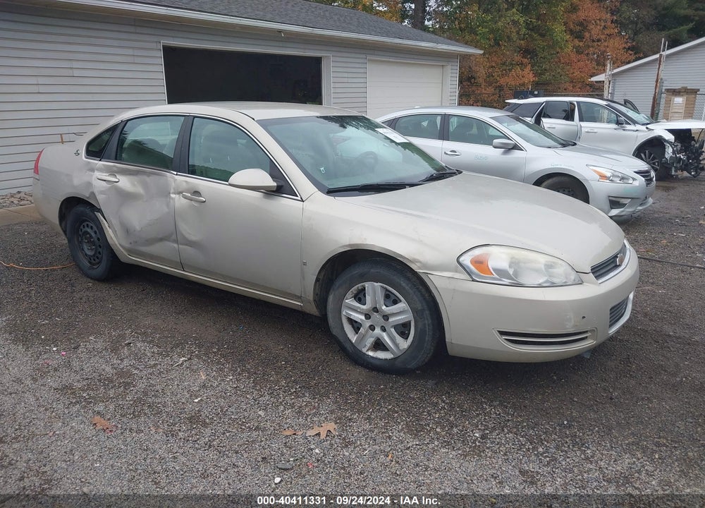 2008 CHEVROLET IMPALA LS VIN: 2G1WB58K481200637