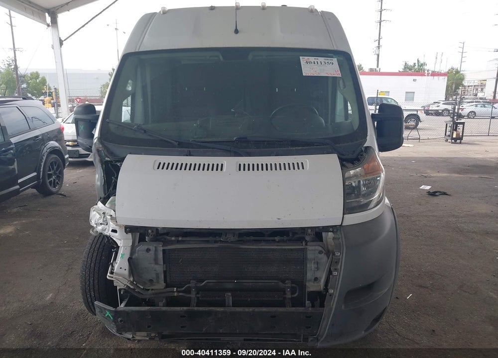 2018 RAM PROMASTER 2500 HIGH ROOF 159 WB VIN: 3C6TRVDG9JE111086