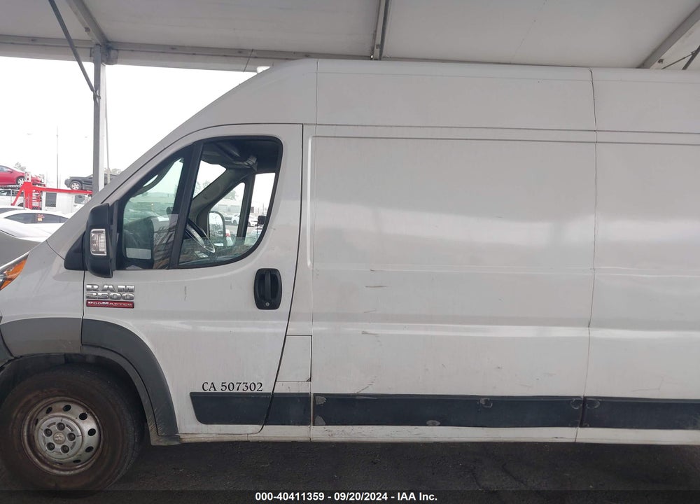 2018 RAM PROMASTER 2500 HIGH ROOF 159 WB VIN: 3C6TRVDG9JE111086