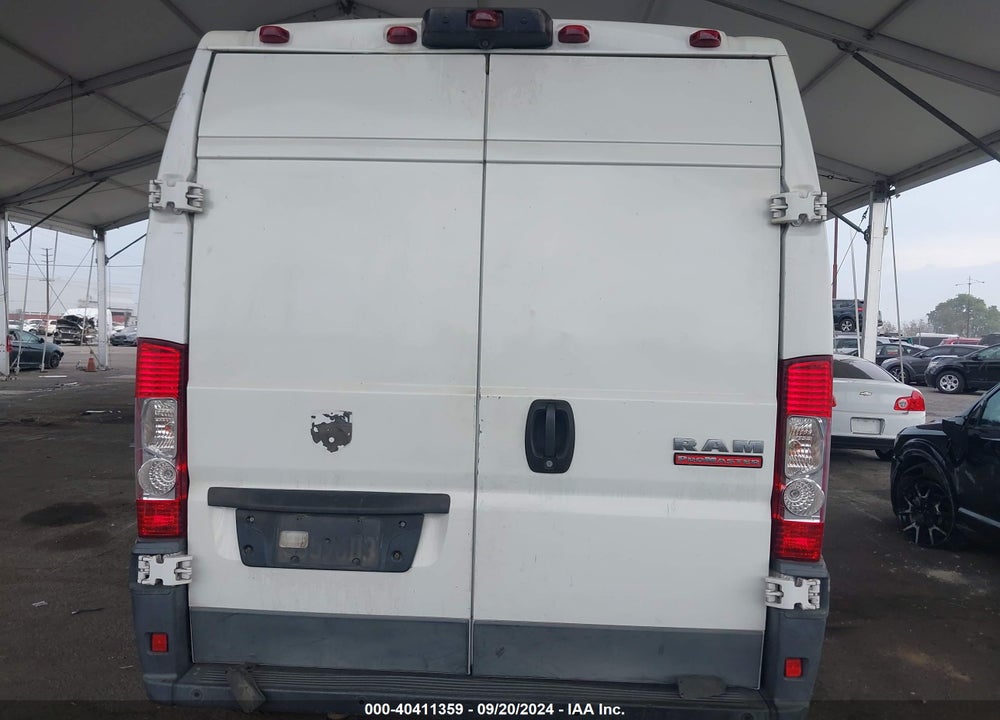 2018 RAM PROMASTER 2500 HIGH ROOF 159 WB VIN: 3C6TRVDG9JE111086