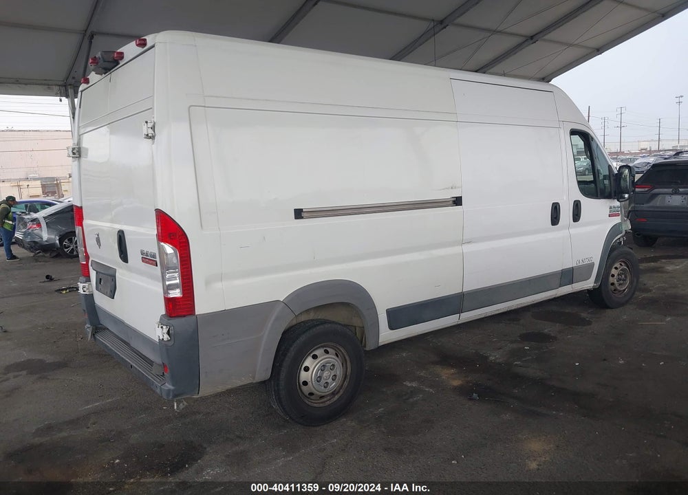 2018 RAM PROMASTER 2500 HIGH ROOF 159 WB VIN: 3C6TRVDG9JE111086