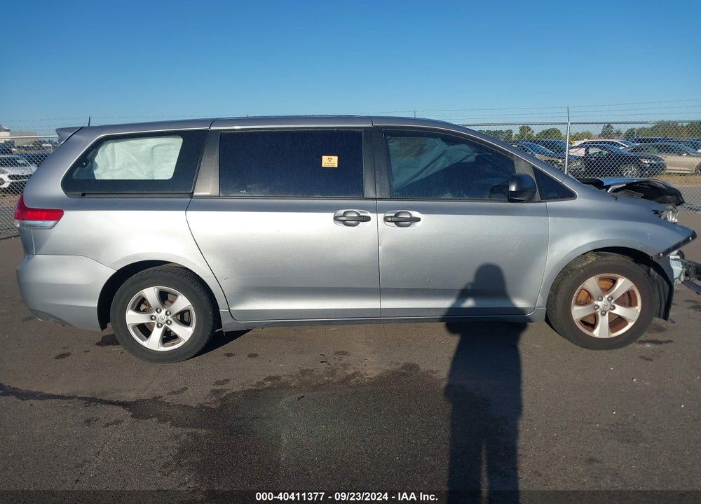 2013 TOYOTA SIENNA L V6 7 PASSENGER VIN: 5TDZK3DC6DS310082
