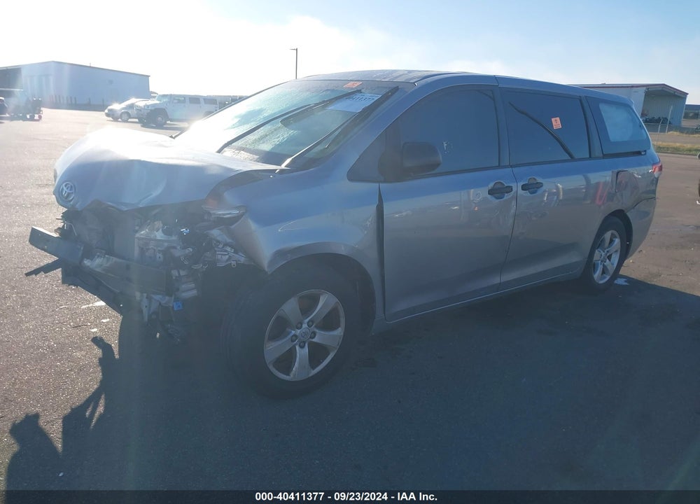 2013 TOYOTA SIENNA L V6 7 PASSENGER VIN: 5TDZK3DC6DS310082