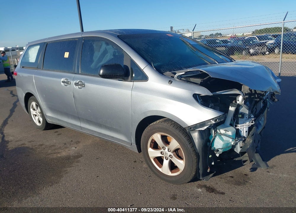 2013 TOYOTA SIENNA L V6 7 PASSENGER VIN: 5TDZK3DC6DS310082